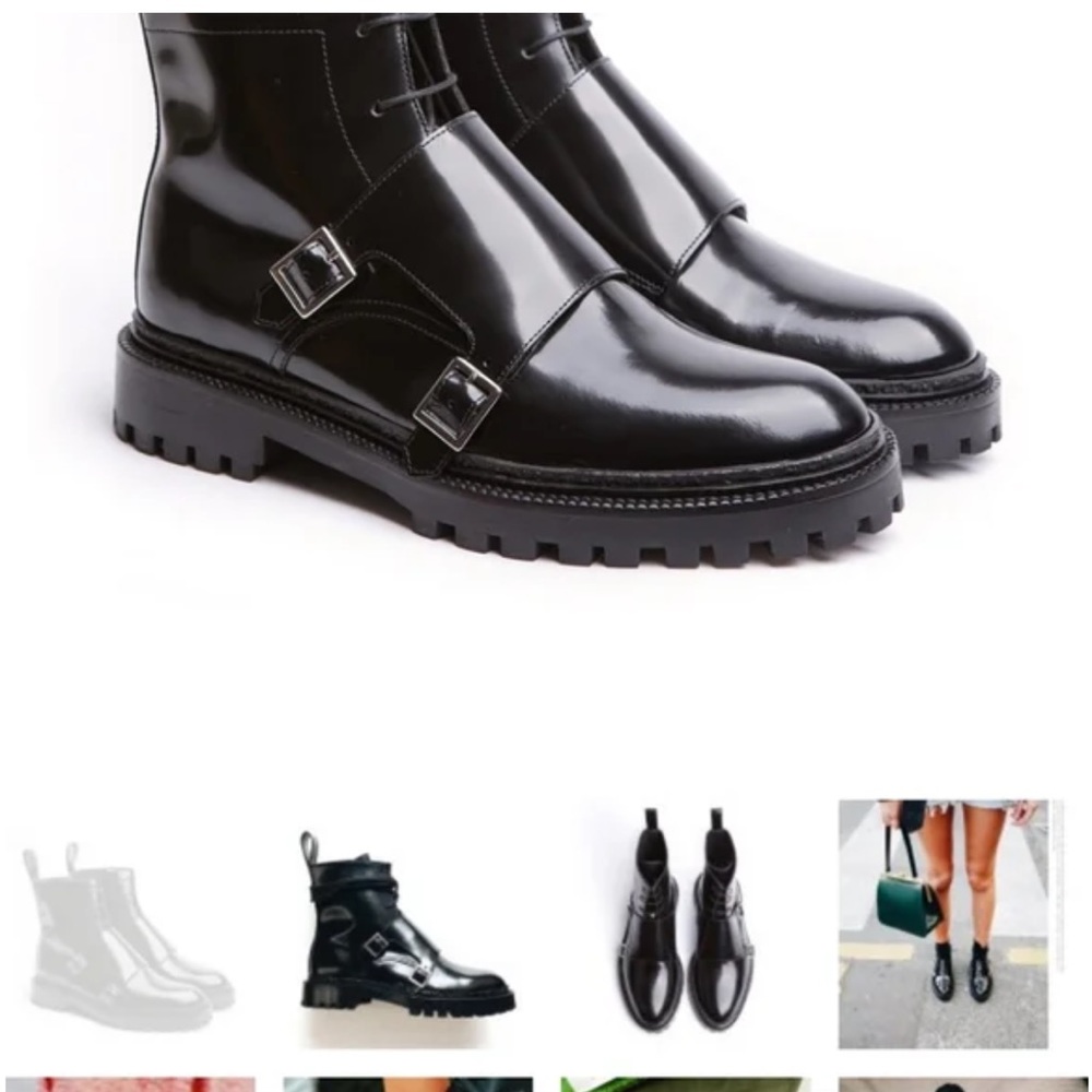 Black Leather Women's Boots